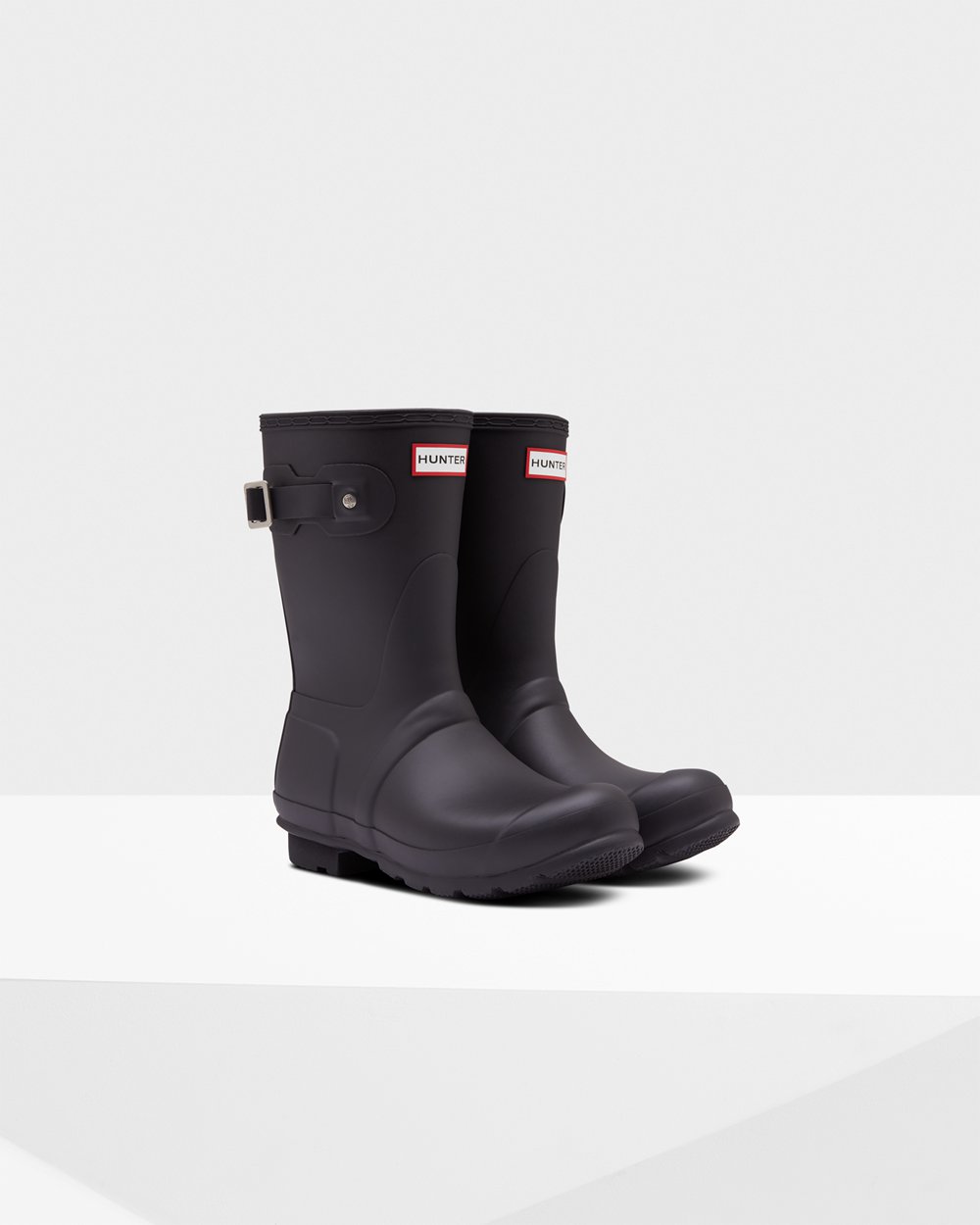 Botas De Cortas Original Insulated Hunter Mujer - Negros - 847360QHL